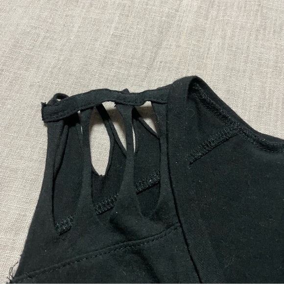 Harley-Davidson Custom Black Muscle Tee Biker Cut Outs Graphic Size Medium - Picture 4 of 8